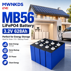 EVE MB56 3.2V 628Ah LiFePO4 Battery Cell Grade A Prismatic Cell | 10000+ Cycles | Perfect for Energy Storage