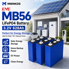 EVE MB56 3.2V 628Ah LiFePO4 Battery Cell Grade A Prismatic Cell | 10000+ Cycles | Perfect for Energy Storage