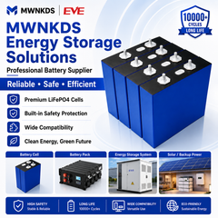 EVE MB56 3.2V 628Ah LiFePO4 Battery Cell Grade A Prismatic Cell | 10000+ Cycles | Perfect for Energy Storage