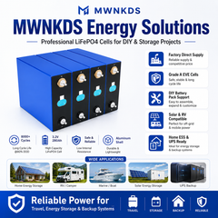 EVE 3.2V 280Ah LiFePO4 Battery Cell Grade A Lithium Iron Phosphate Cell for DIY 12V / 24V / 48V / 96V Battery Pack Perfect for RV, Solar Energy Storage, E-Scooter, UPS, Marine, Travel Battery & Home Backup Power