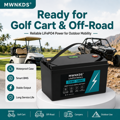 MWNKDS® 12.8V 160Ah LiFePO4 Battery Deep Cycle Lithium Iron Phosphate Battery for RV, Camper, Golf Cart, Off-Road, Off-Grid Solar and Backup Power